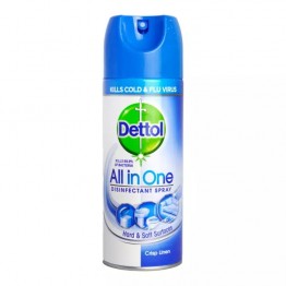  Dettol All in One Disinfectant Spray 400ml - Crisp Linen